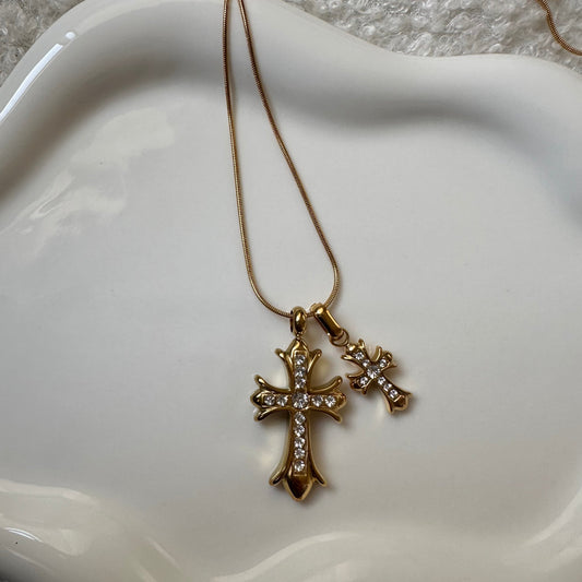 Gia Cross necklace